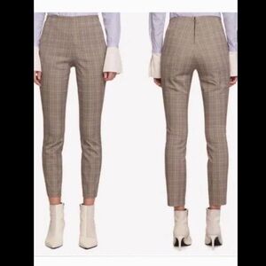 rag & bone Simone Trouser Pants Houndstooth Black Red Tan Houndstooth Size 6